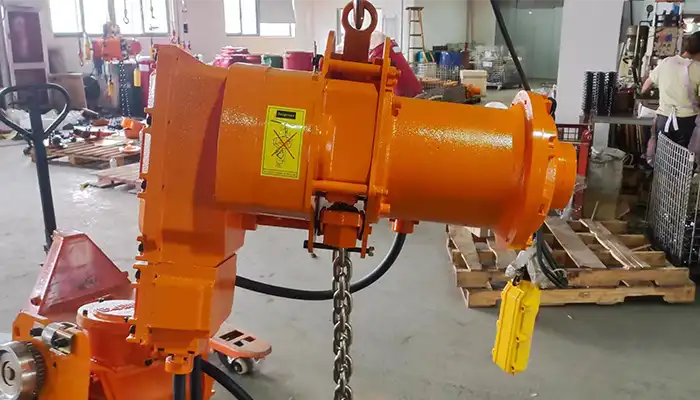 Anti dust explosion proof electric chain hoist for sale