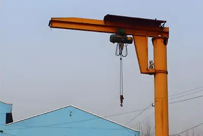 5 Ton Floor Jib Crane for Heavy Parts Handling & Maintenance