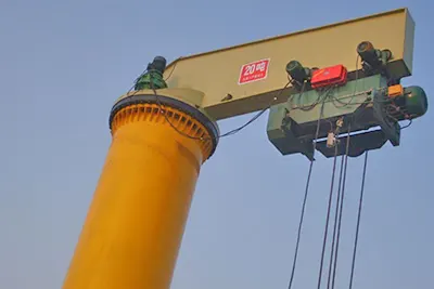 Heavy Duty Floor Jib Crane for Steel Sectors 10 Ton, 15 Ton, 16 Ton