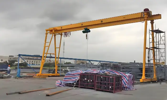 10 ton single beam gantry crane for your reference