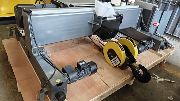 electric hoist of Double Girder Overhead Crane with European Style