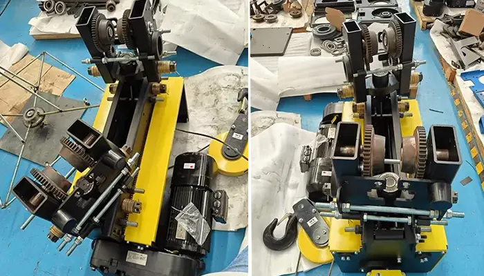 Curved track monorail hoist for sale, with European style for sale 