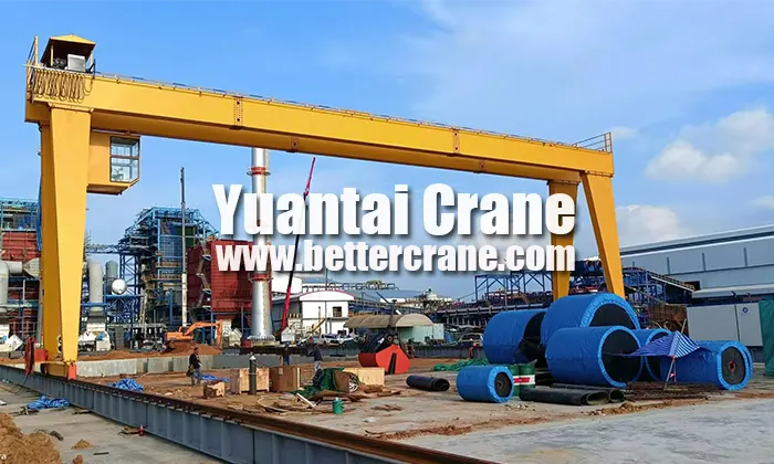 10 ton double girder gantry crane for ash handling