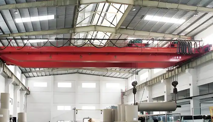 Double Trolley Overhead Crane for long obejcts handling