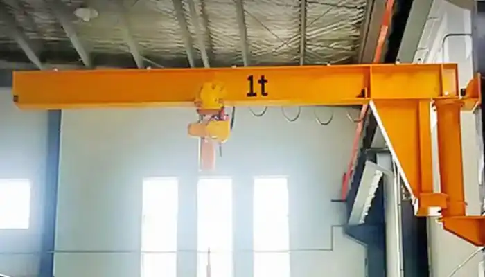 1 ton jib crane with wall mounted crane design