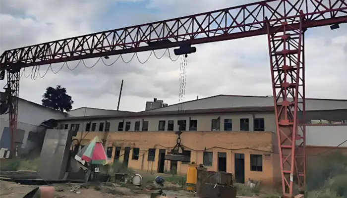 truss gantry crane for steel scrap handling