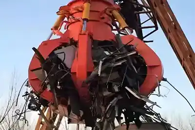 Grab Bucket Cranes: Essential for Handling Large and Irregular Steel Scrap Loads