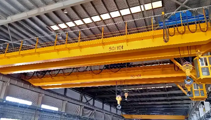 50/10 Ton double girder overhead crane