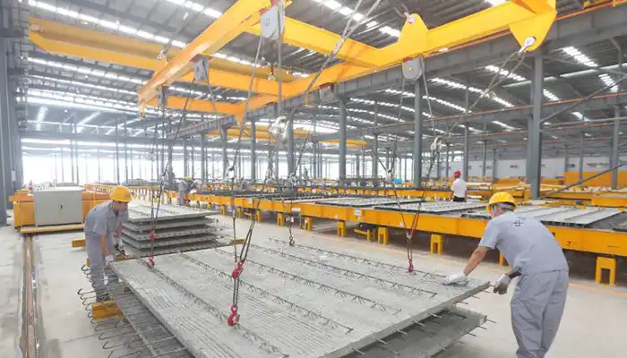 overhead crane for precast concrete plants