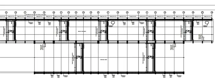 overhead bridge crane layout drawing