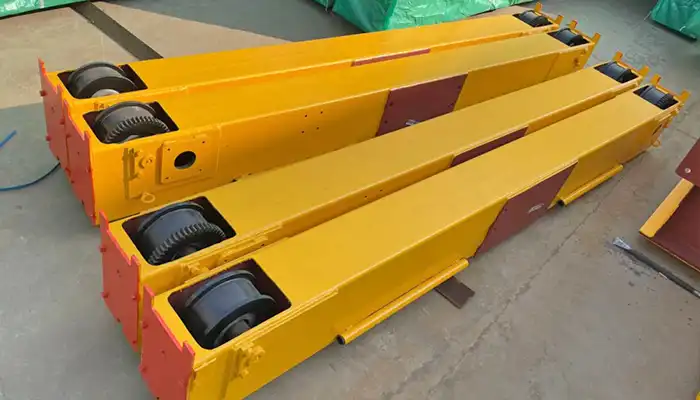  End carriages of 5 ton single girder crane project in Argentina 