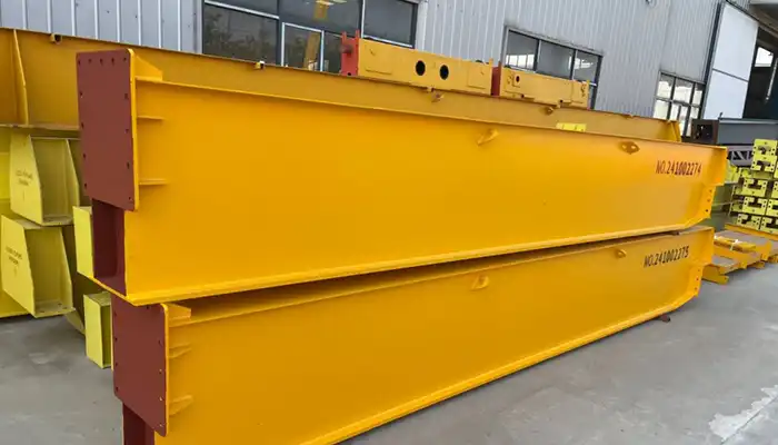 Main girders of overhead cranes