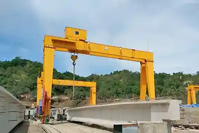 50 Ton Gantry Crane for Precasting Concrete Yard Philippines