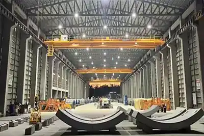 10-Ton Overhead Crane: Double Girder for Precast Concrete