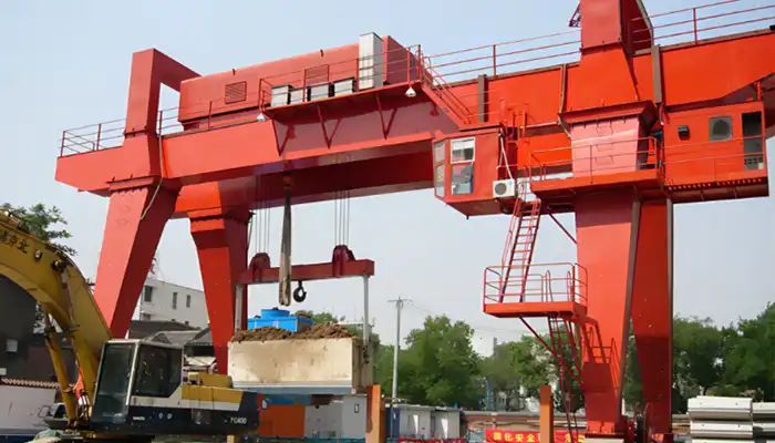 processed gantry crane with A  frame leg for metro construction