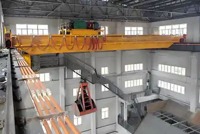 Four Rope Clamshell Grab Bucket Overhead Bridge Crane for Coal Plant