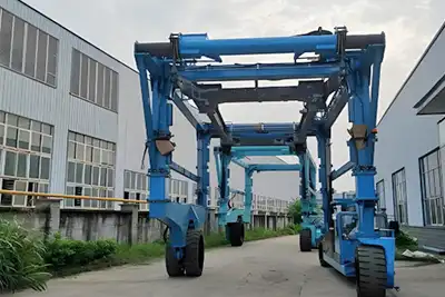 Transforming Port Operations with 45-Ton Straddle Carrier