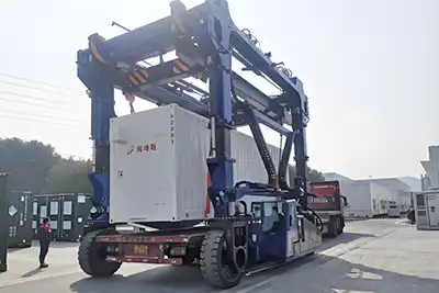 Case Study: 60-Ton Straddle Carrier, Affordable Container Crane