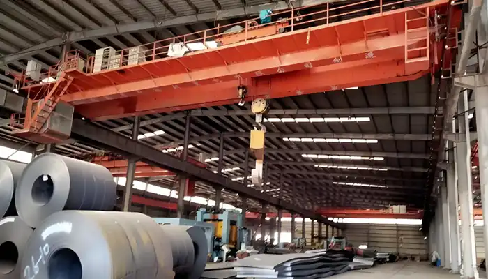 40 ton overhead crane for steel coil handling