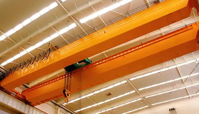 European style low headroom hoist overhead crane