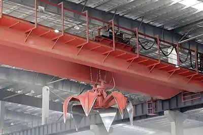 High-Capacity Grab Bucket Cranes for Metal Industry Operations