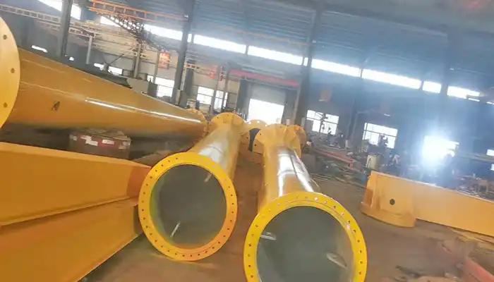 Columns of  4 ton pillar jib cranes 