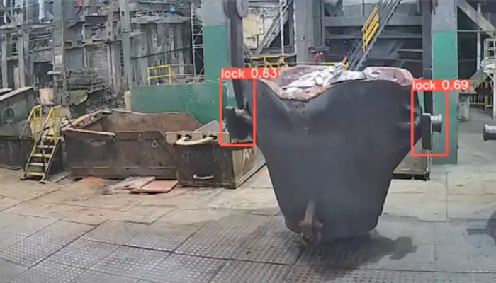 AI powered smelting overhead crane for copper industrial 