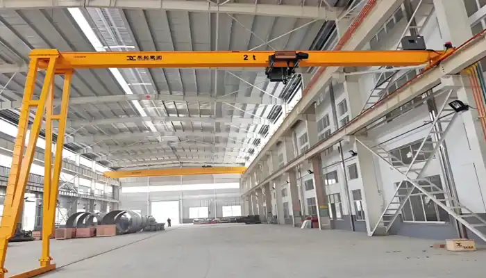 single girder semi gantry crane for sale