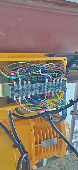 2 ton electric chain hoist wiring and installation