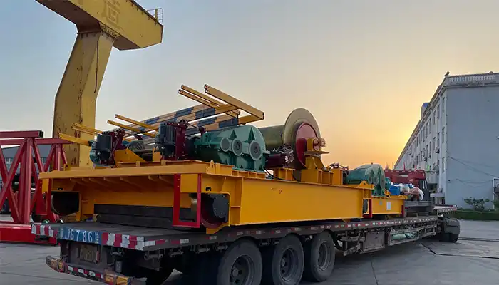 35 ton/15 ton overhead crane kit without main girder for delivery