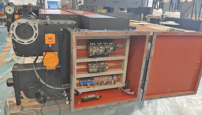 40 ton overhead crane kit - electric hoist and electrical control cabinet 