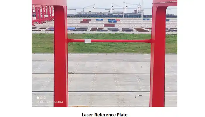 laser reference plate