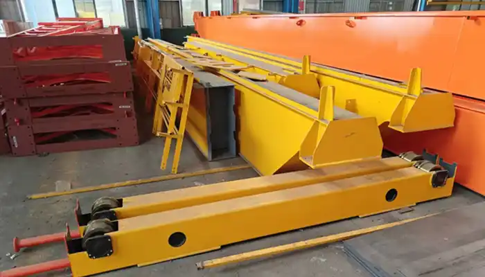 main girder and end carriages of overhead bridge crane for sale Iran