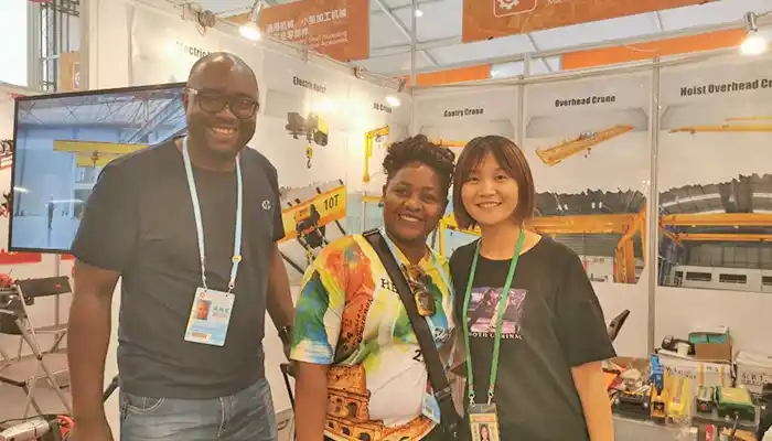 yauntai overhead crane and gantry crane at canton fair 