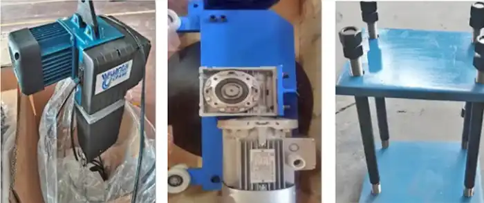 Euroepan style electric hoist, electric motorize trolley . suspension or hanging parts 