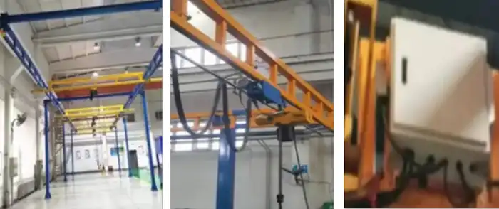 kbk rail, main girder and electrical cabinet 