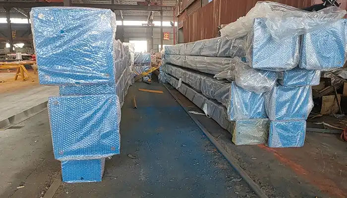  steel structure of kbk crane, the columns 