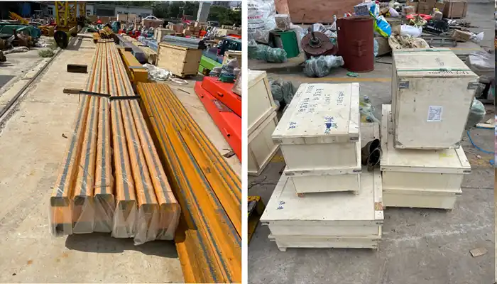 components and parts of the kbk cranes