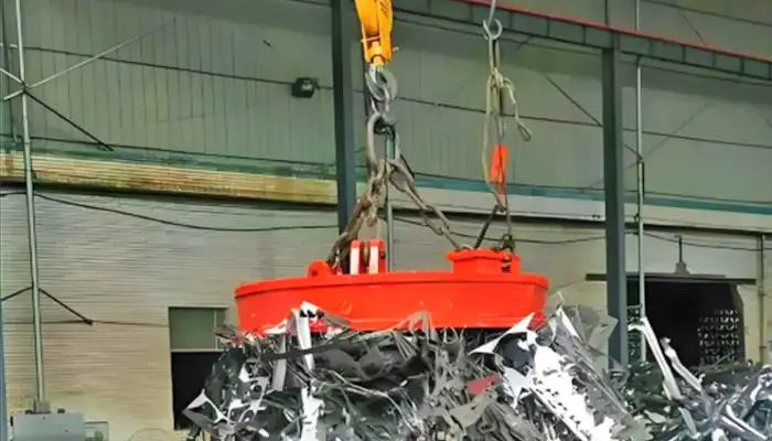 Electromagnetic overhead crane 