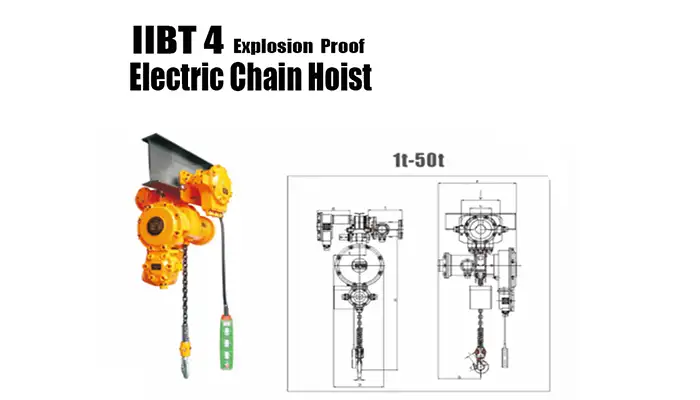 Explosion-Proof Electric Chain Hoist 1 ton to 50 Ton For Sale 