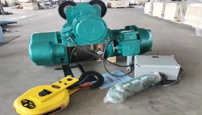 5 ton explosion proof hoist main parts and components 