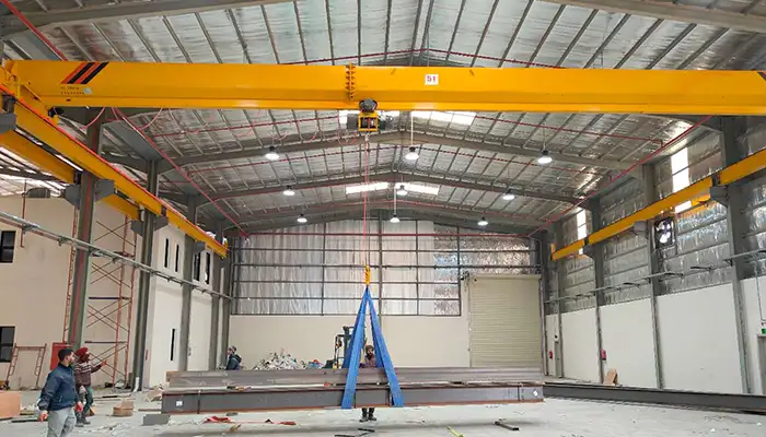 single girder overhead crane 5 ton with European style desgin 