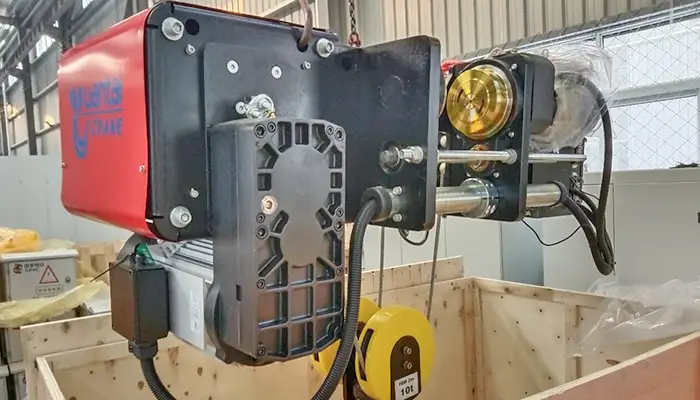 Electric Rope Hoist 20 Ton for Single Girder Cranes 