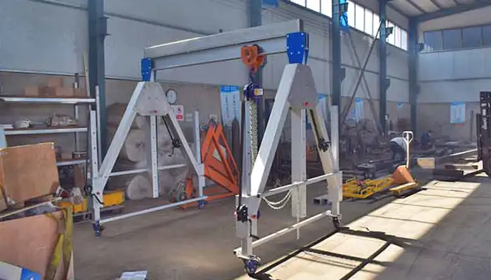 adjustable aluminum gantry crane 