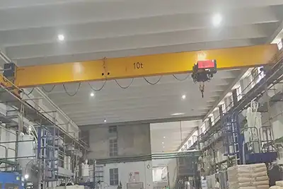European Style 10 Ton Workshop Overhead Crane – Pakistan