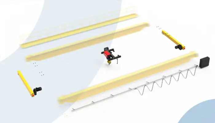 15 ton overhead crane kit without main girder 