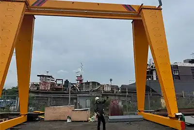 20 Ton Single Girder Gantry Crane for Sale America, Good Price