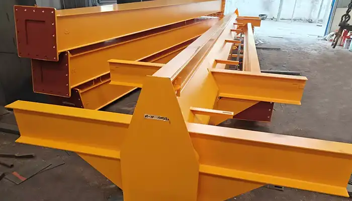main girder and legs of single girder gantry crane