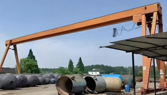 Single girder gantry crane for sale Dora, Qatar , similiar project for your reference 