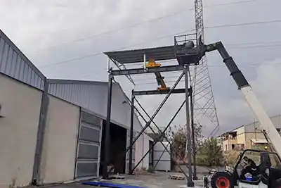 2 Ton Freestanding Bridge Crane vs Free standing KBK Cranes